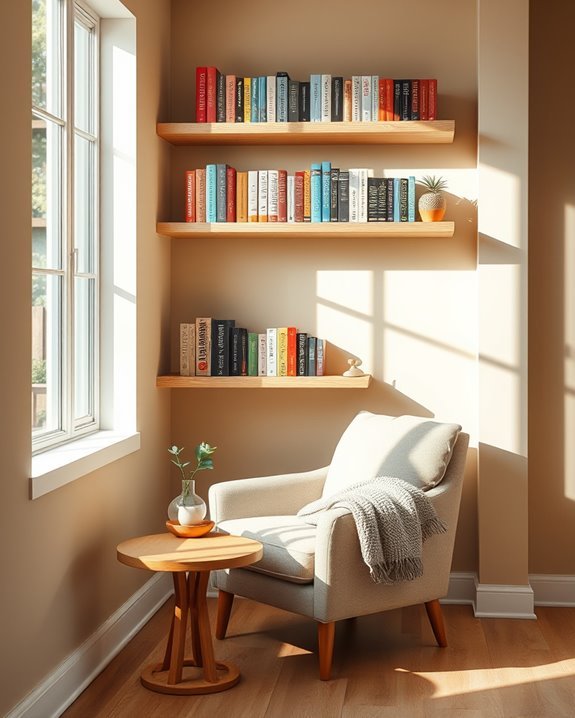 cozy multifunctional reading nook