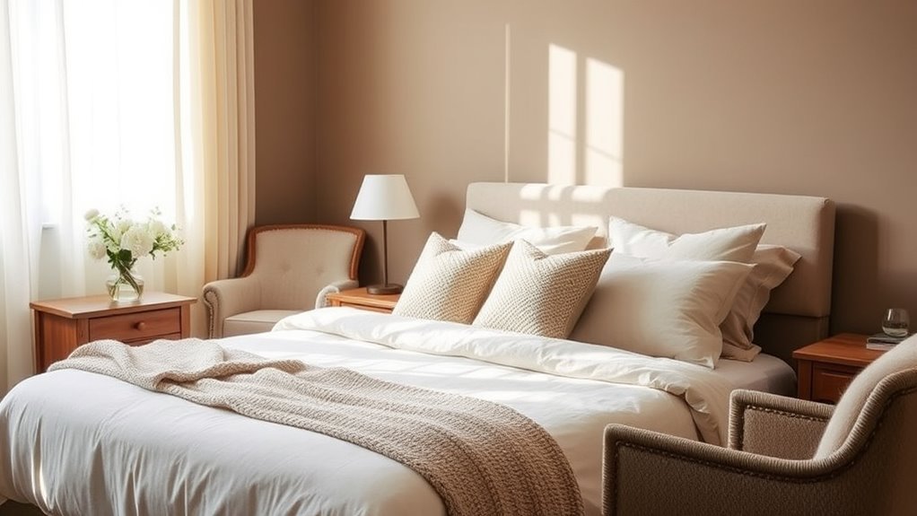 cozy neutral bedroom inspiration