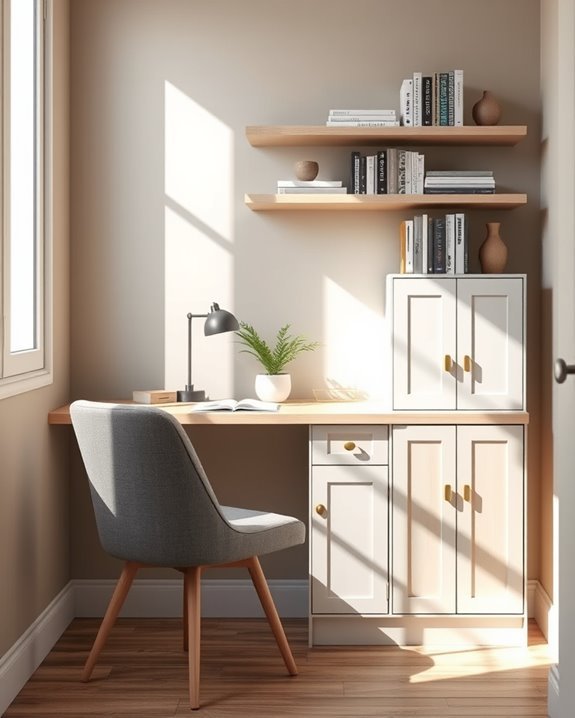cozy nook with storage