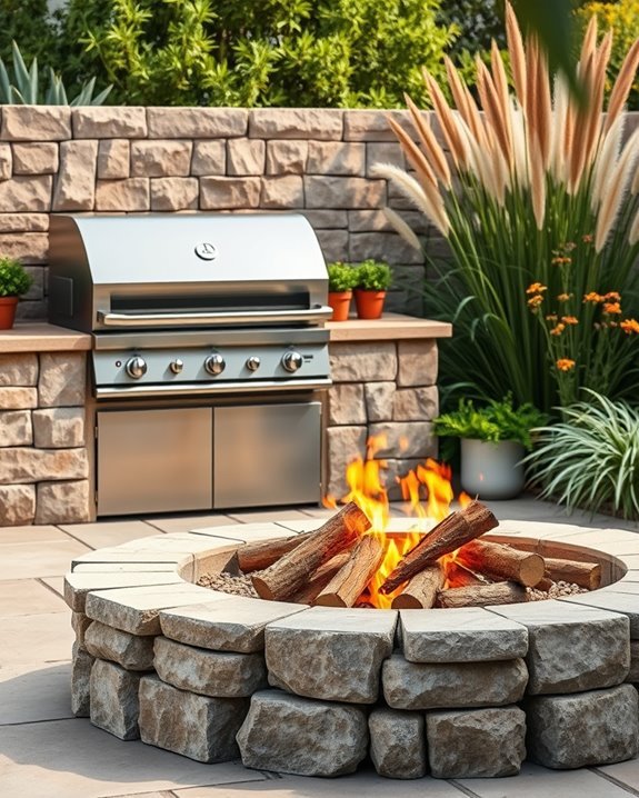 cozy outdoor cooking experience