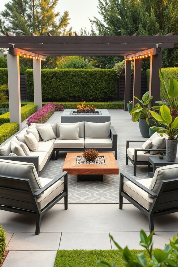 cozy outdoor furniture retreat