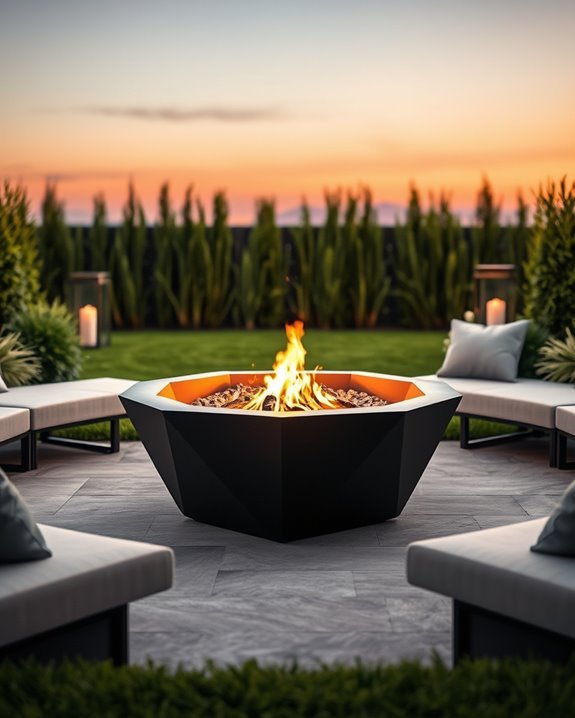 cozy outdoor gathering spot