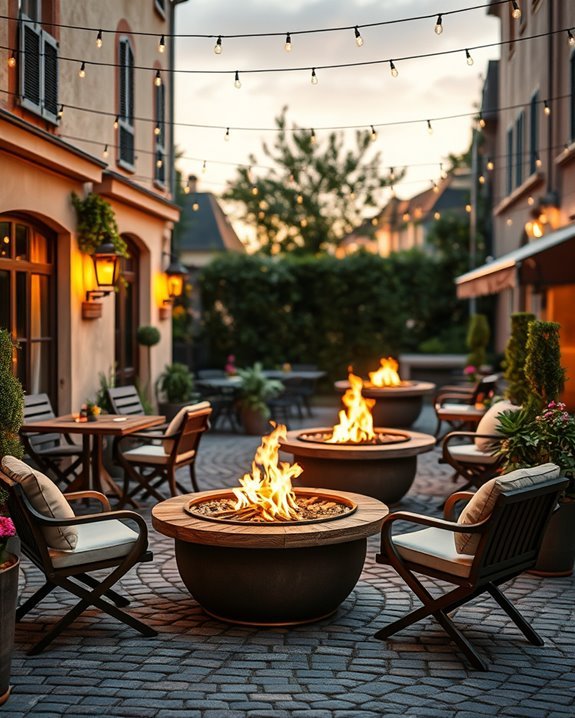 cozy outdoor gathering spots