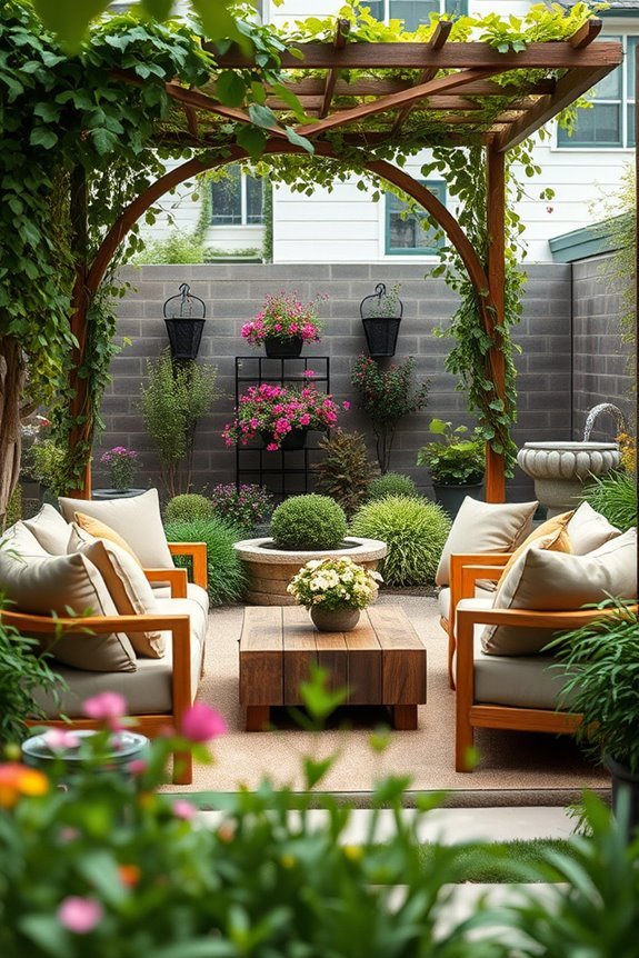 cozy outdoor living retreat