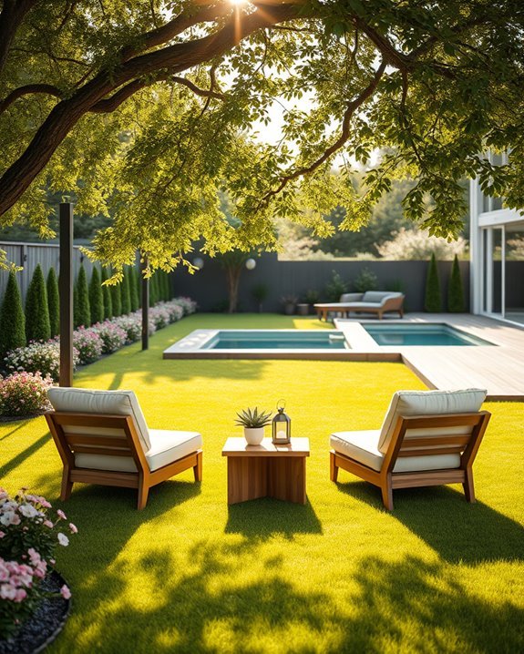 cozy outdoor lounge chairs