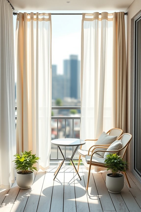 cozy outdoor shade curtains