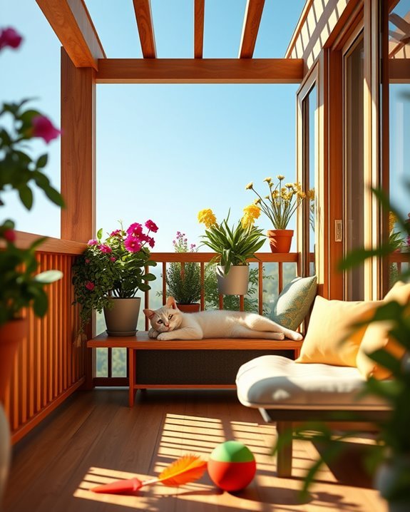 cozy outdoor sunbathing spots