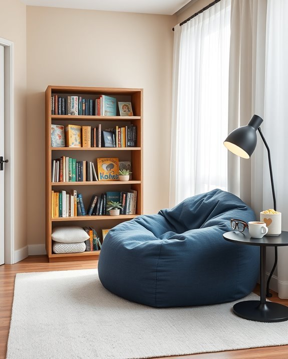 cozy reading corner retreat