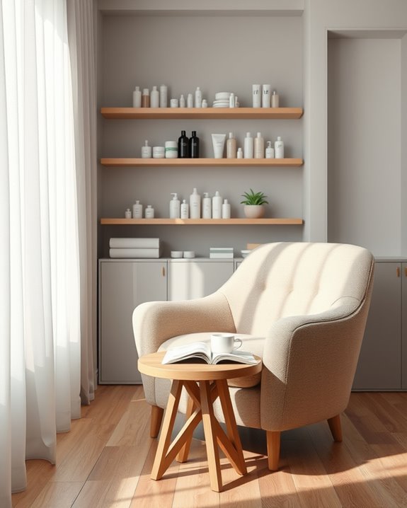 cozy reading nook design