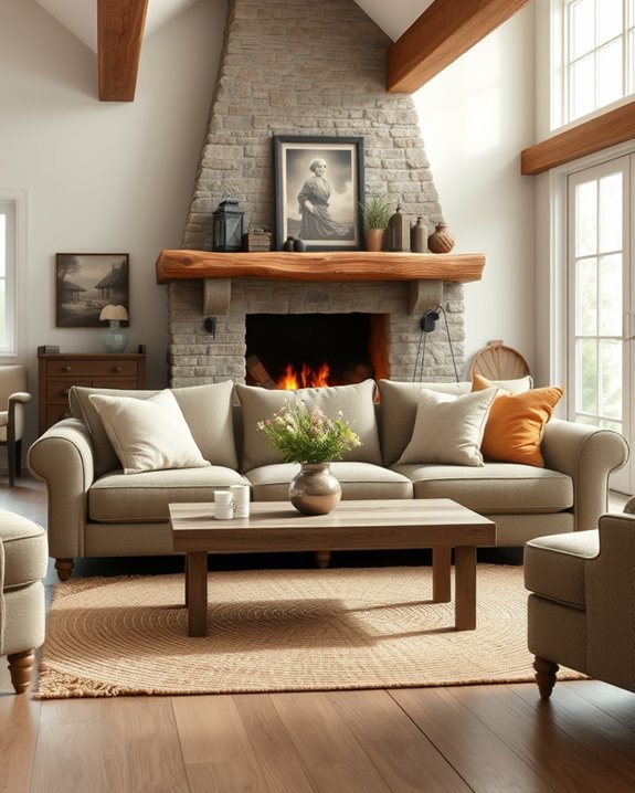 cozy rustic farmhouse elegance