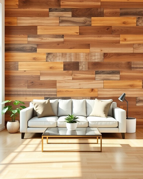 cozy rustic wood panels