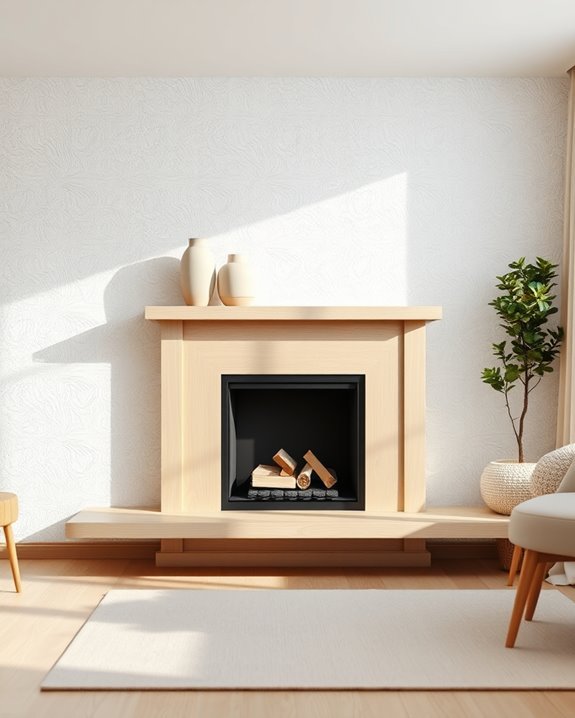 cozy scandinavian light wood