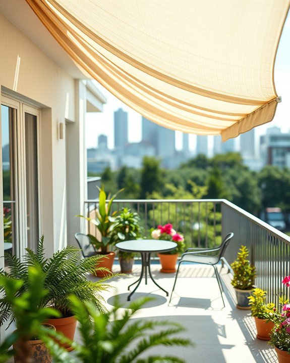 cozy shaded outdoor retreat