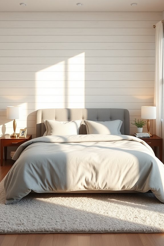 cozy shiplap bedroom retreat