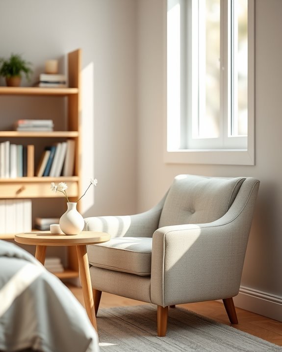 cozy small scale armchair solution