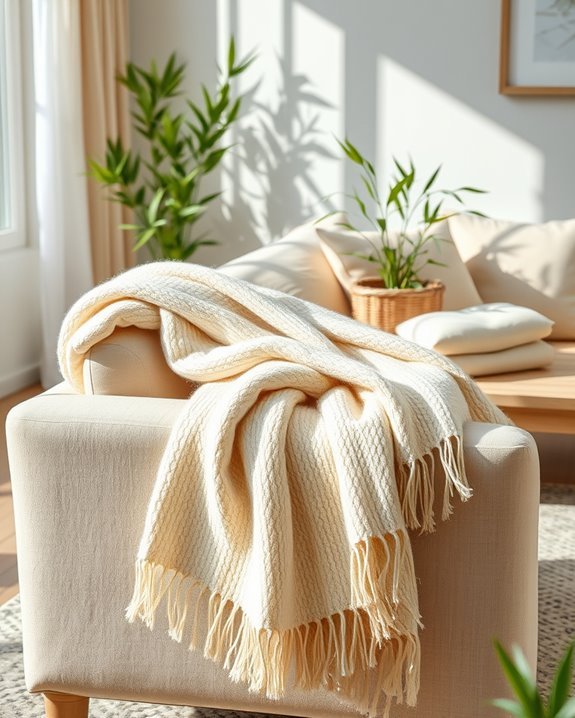 cozy sustainable bamboo blankets