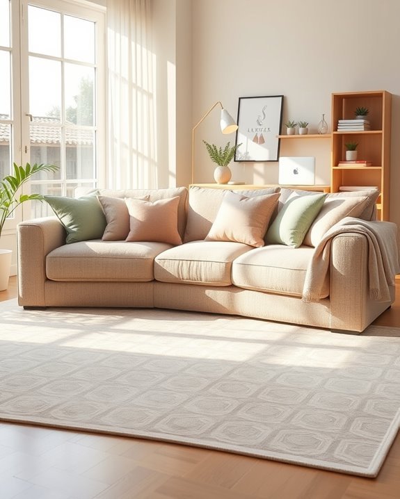 cozy textiles enhance comfort