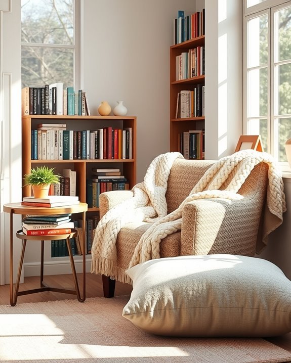 cozy textiles inviting retreat