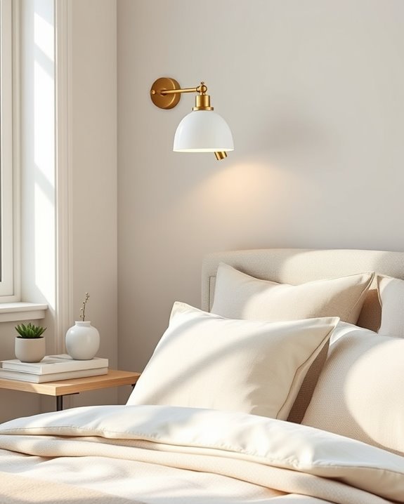 cozy wall mounted reading lights