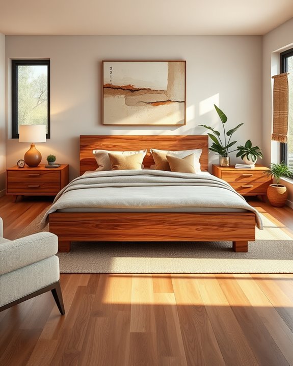 cozy warm wood accents