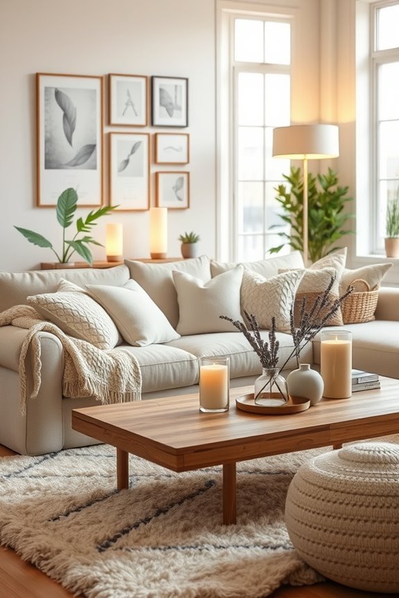 cozy warmth with accents