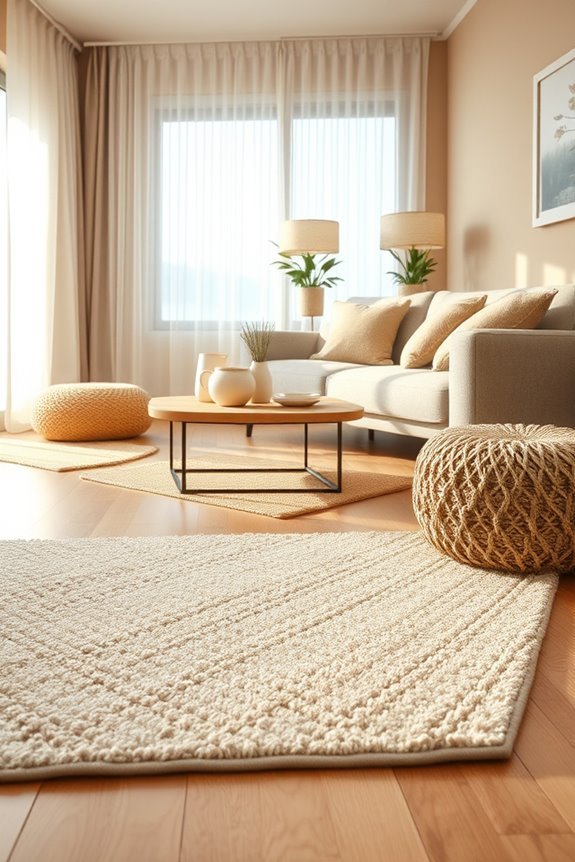 cozy warmth with rugs