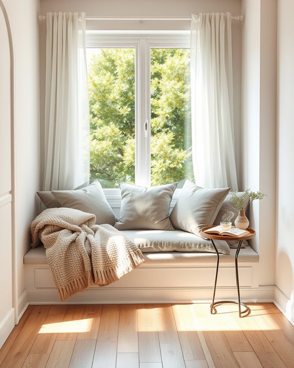 cozy window seat retreat