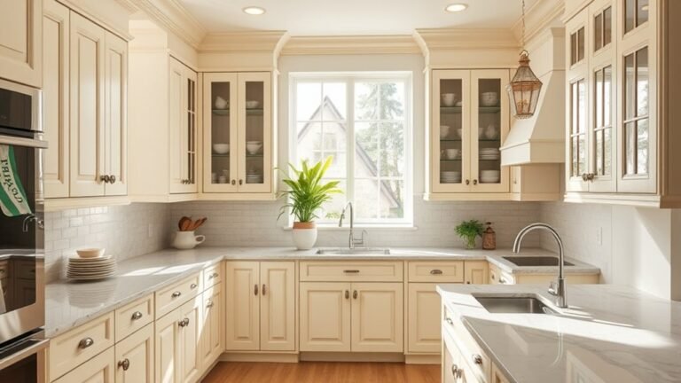 cream kitchen cabinet ideas
