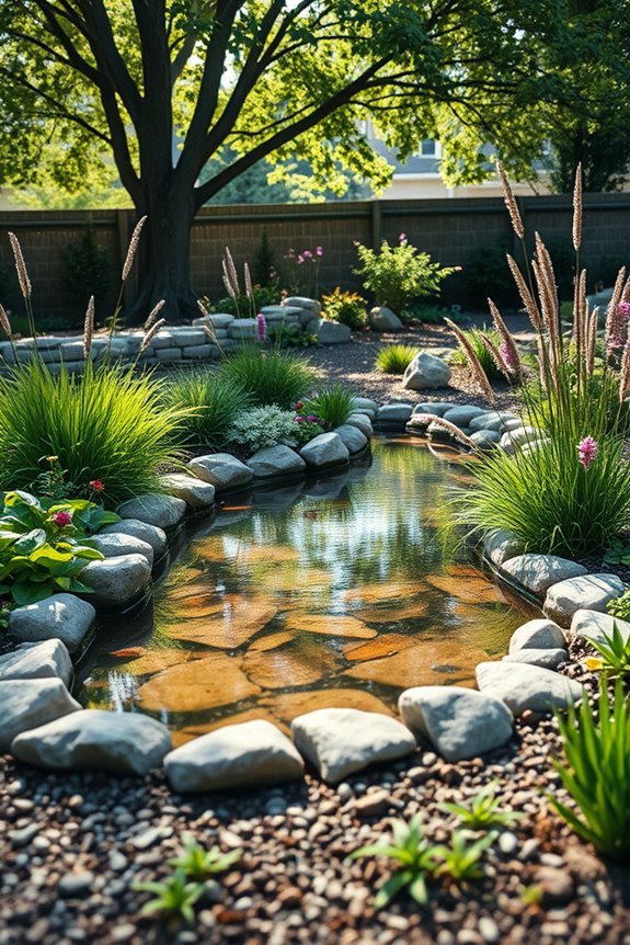 create beautiful rain garden