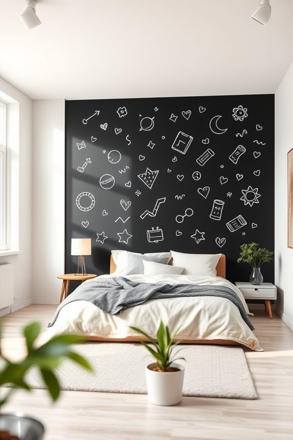 creative bedroom wall transformation