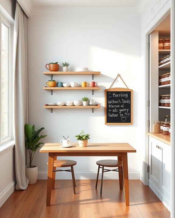 creative breakfast wall decor