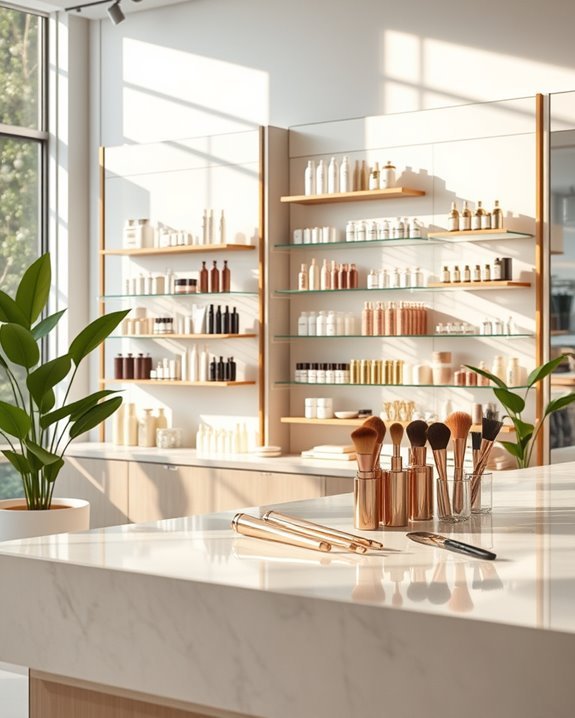 creative collaborative beauty display