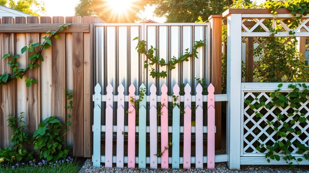 creative fence wall designs