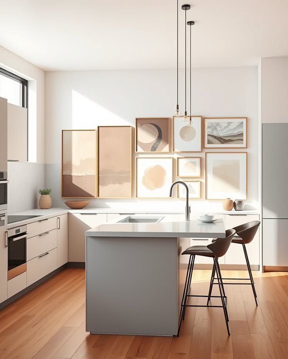 creative kitchen wall art