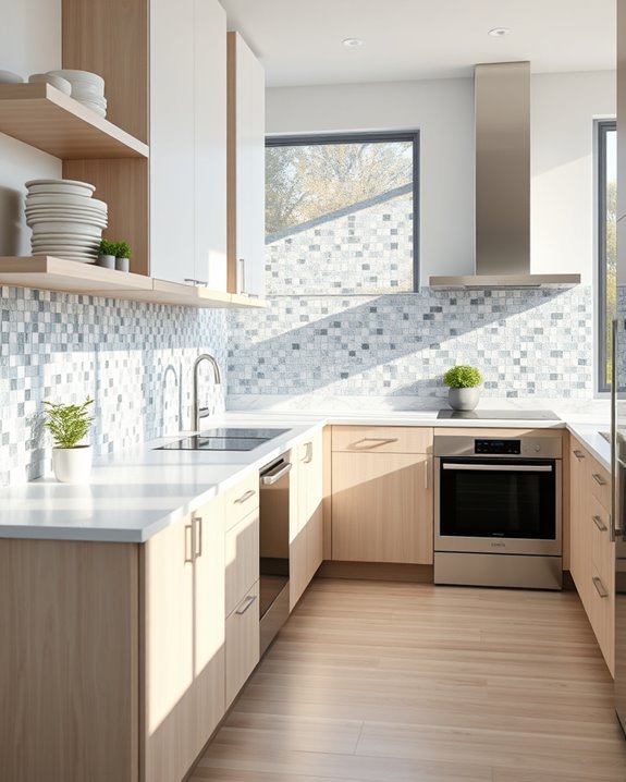 creative mosaic backsplash designs