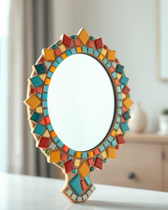 creative mosaic mirror design