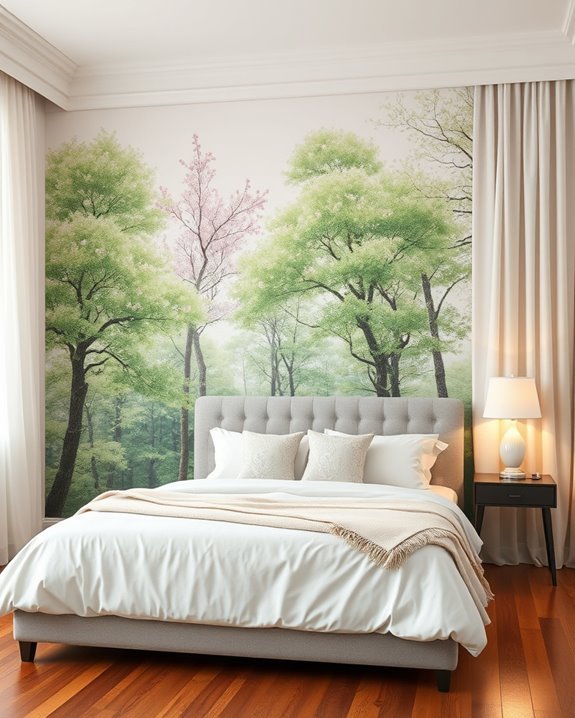 creative mural bedroom transformation