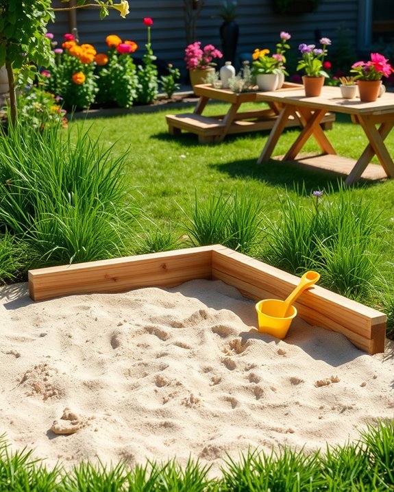 creative outdoor play area