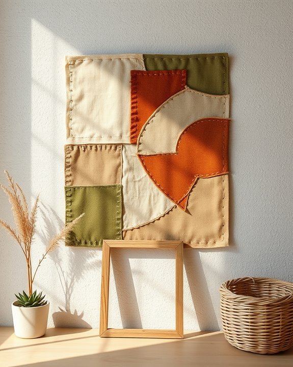 creative sustainable fabric art