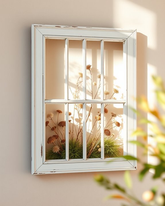 creative upcycled frame art