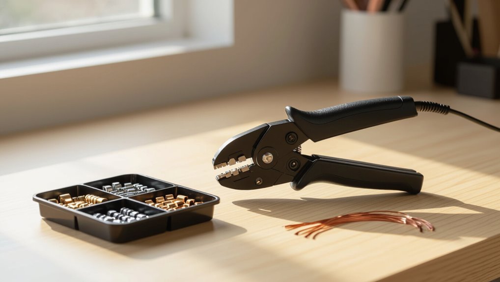 crimping tool for connectors