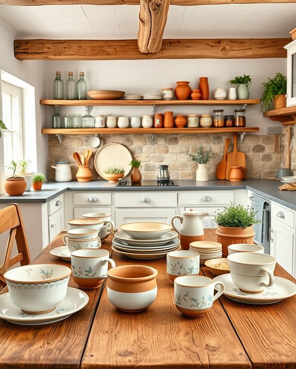 curated dishware for warmth