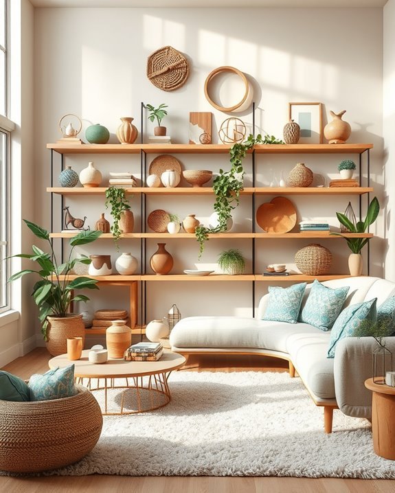 curated shelf styling ideas