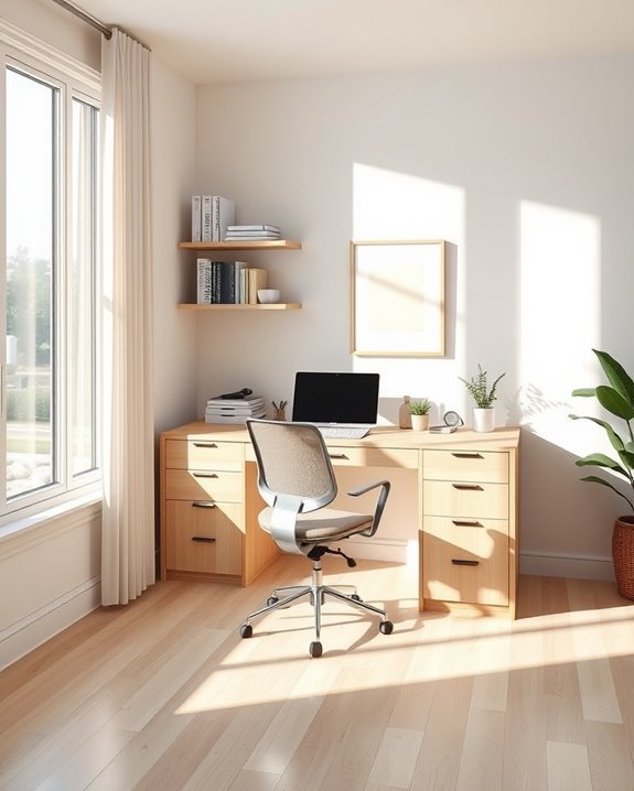custom built in desk solutions