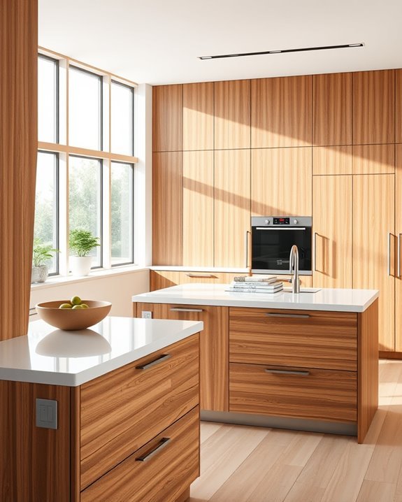 custom cabinetry enhances organization