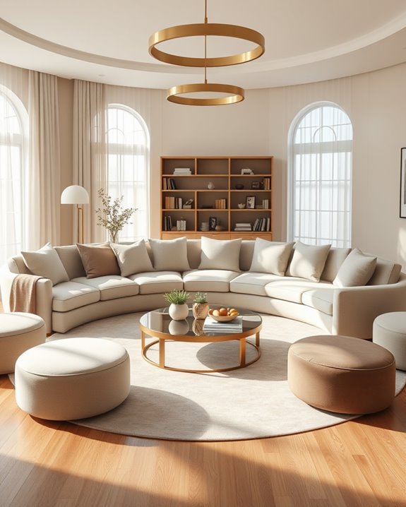 custom circular furniture options