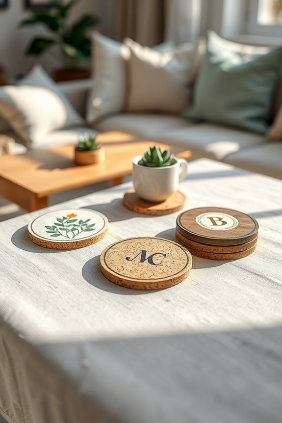 custom coasters for personalization