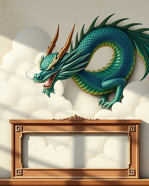 custom hand painted dragon art