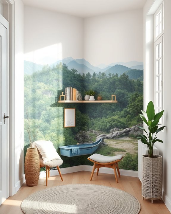 custom mural enhances spaces