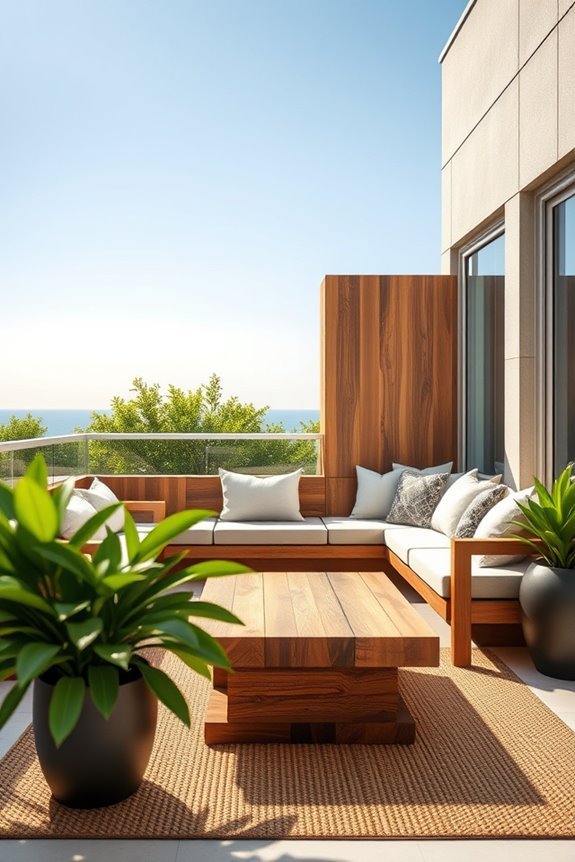 custom seating with storage